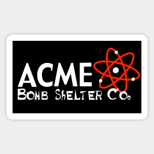 Acme Bomb Shelter Retro logo Magnet